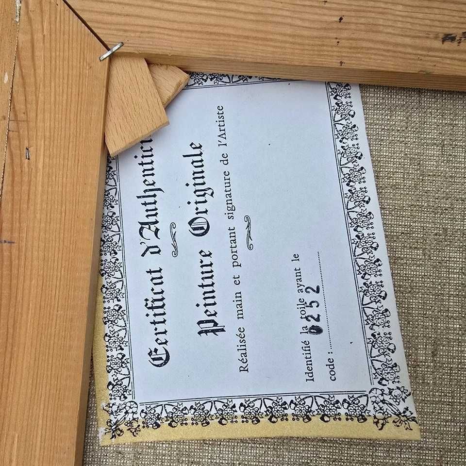 Pictura ulei pe pânză tehnica groasa,