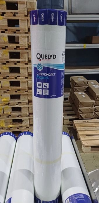 Стеклохолст малярный Quelyd Driver 40г/м2 в рулоне 50м2