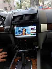 Navigatie Android VW Touareg Waze YouTube GPS BT USB