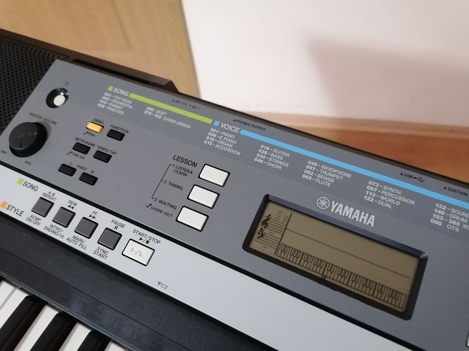 YAMAHA YPT-240 USB XGlite pian digital polifonic orga electronică