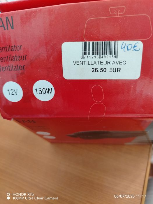 Ventilator auto OFERTĂ VARĂ
