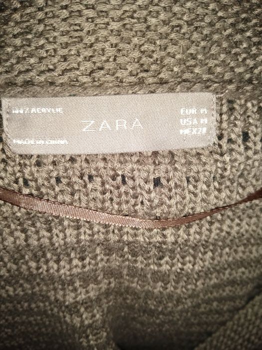 Блуза с къс ръкав и жилетка Zara / Размер М