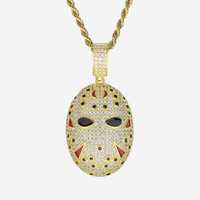 Pandantiv Mask cu pietre Cubic Zirconia