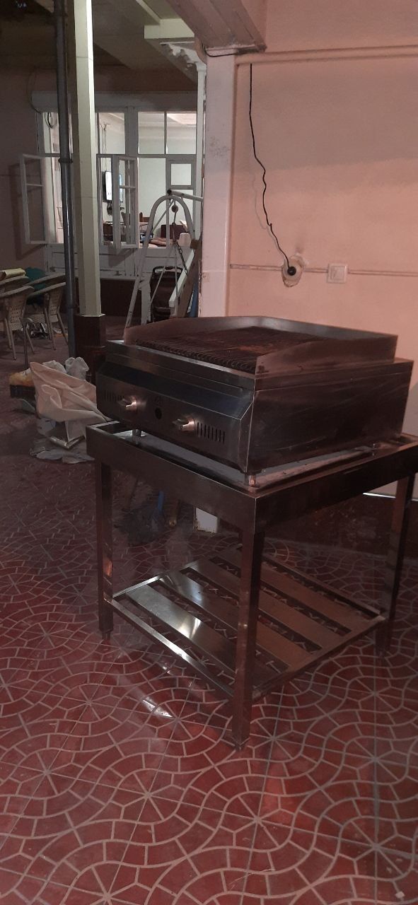 Газовый изгара (лавагриль) нержавейка столи билан