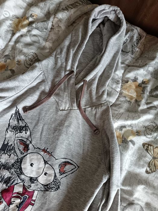 Дамски суичър сив