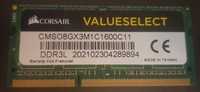 Memorie Laptop Corsair 8GB DDR3L ValueSelect 1600MHz