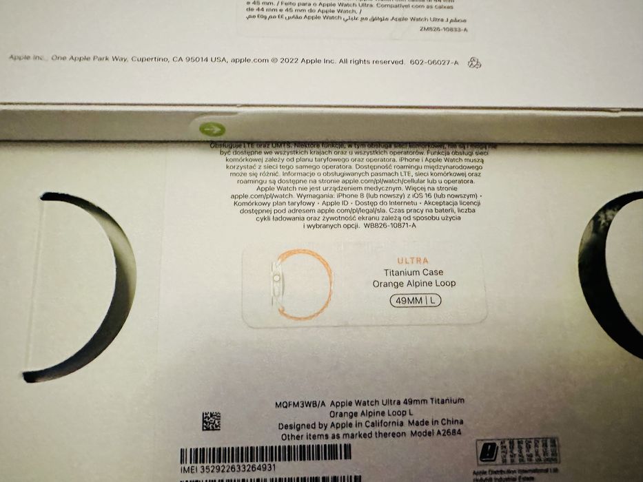 Apple Orange Alpine Loop 49mm