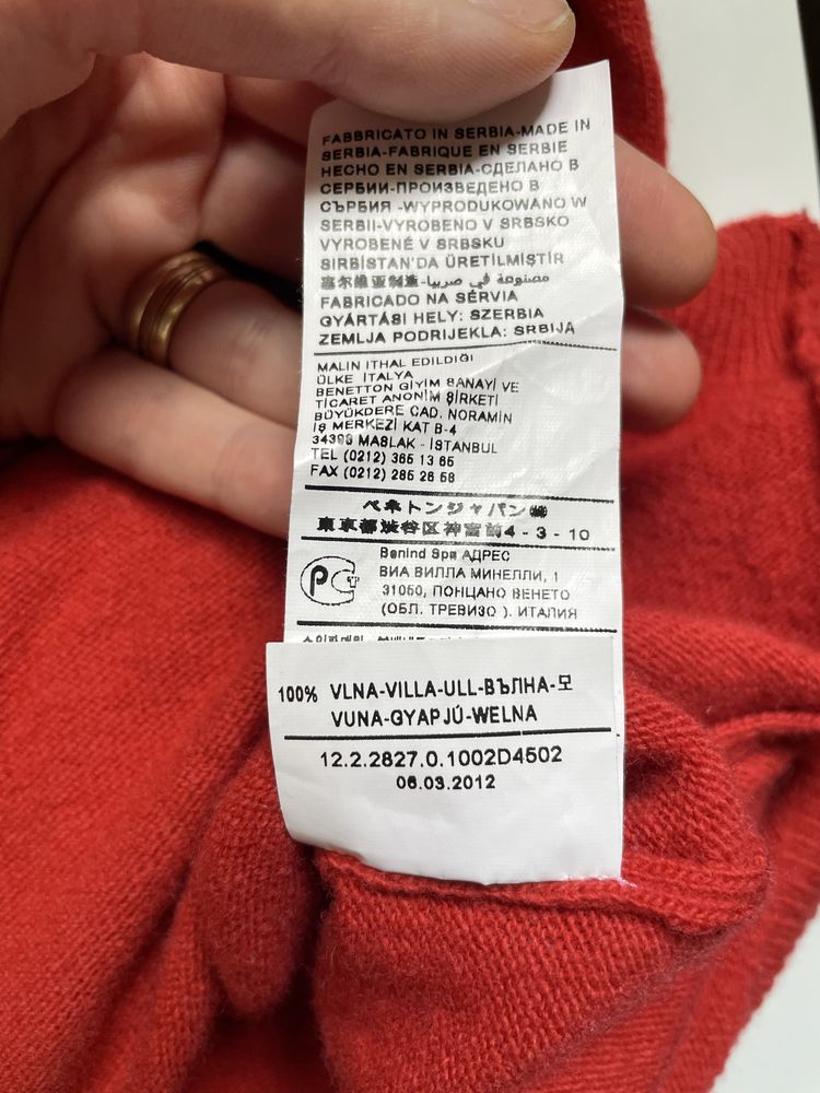 Pulover subțire din lana