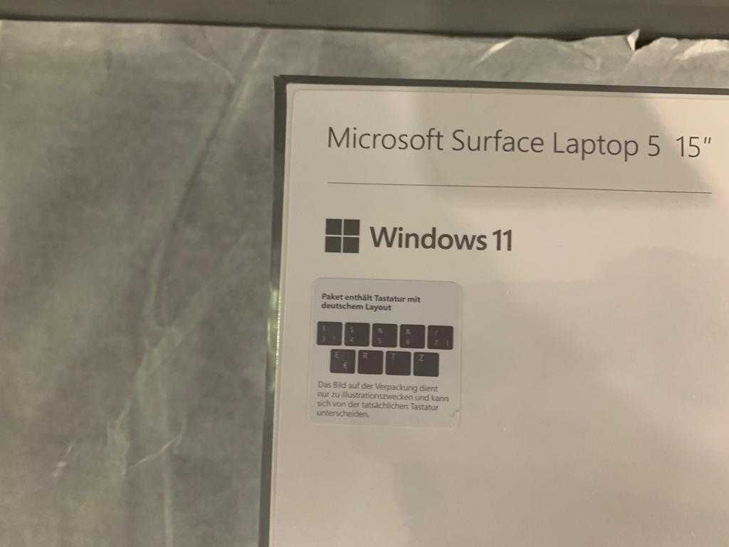 Microsoft Surface Laptop 5 i7 Gen 12 16Gb/512Gb, 15" , nou sigilat!
