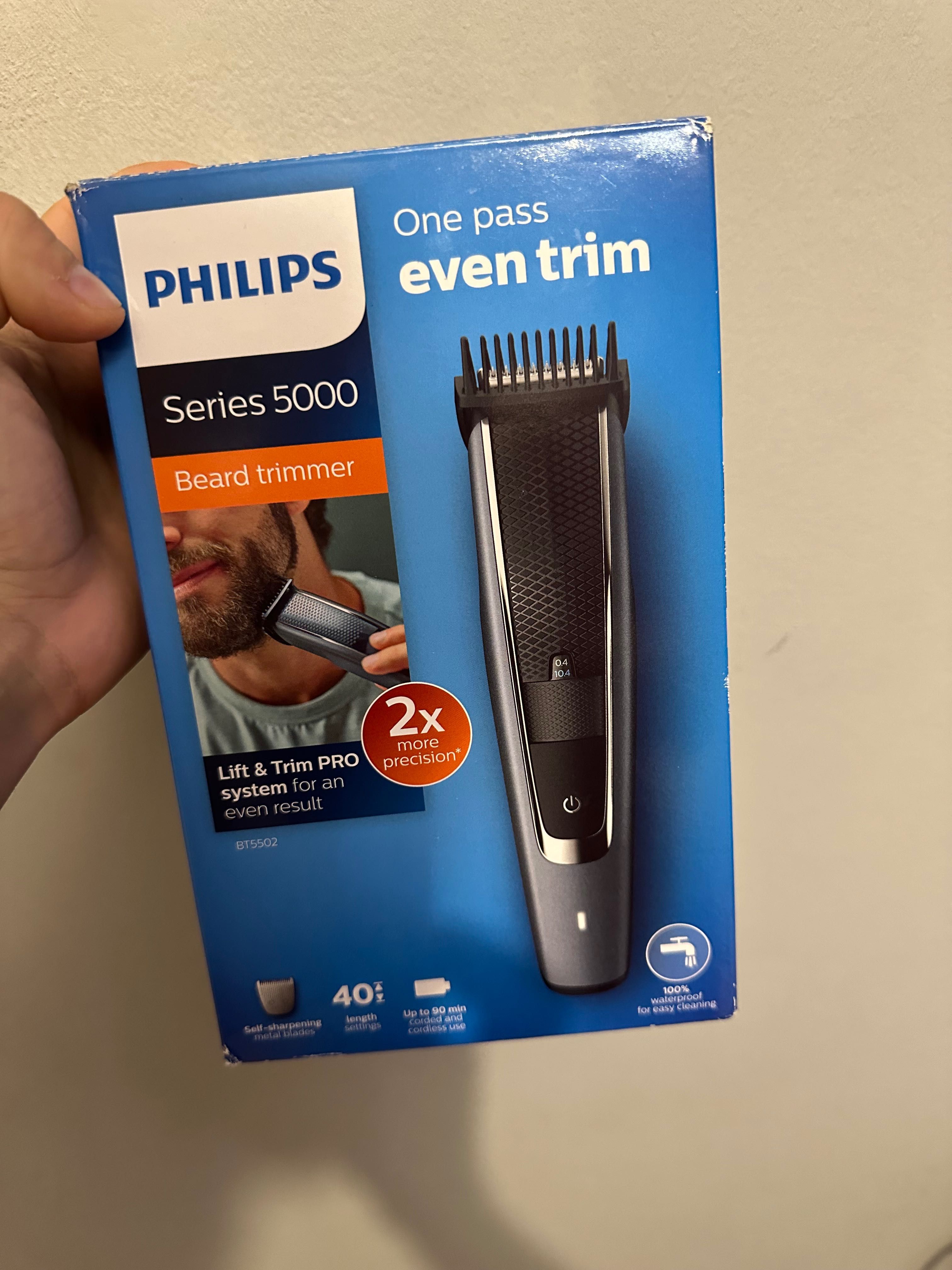 Aparat de tuns păr corp barba PHILIPS BT5502 acumulator, 90 min