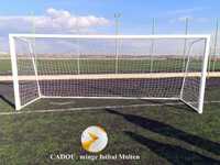Poarta fotbal  5x2 m din aluminiu, profil special 80x80 mm, mobila