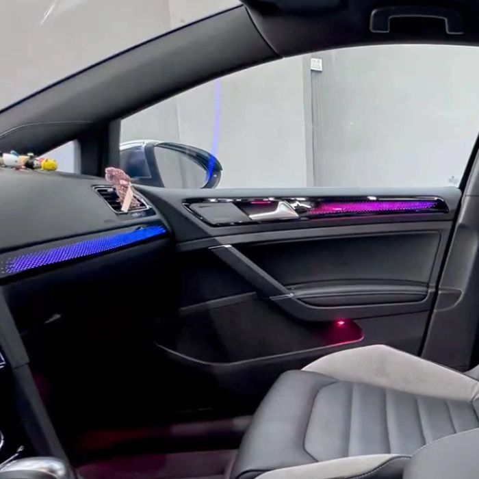 Kit pachet lumini ambientale Golf 7 Rgb Rainbow noi trimuri dedicate