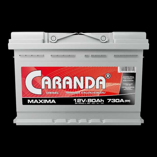 Baterie auto 12V 80Ah 730A CARANDA , Pret valabil cu baterie la schimb