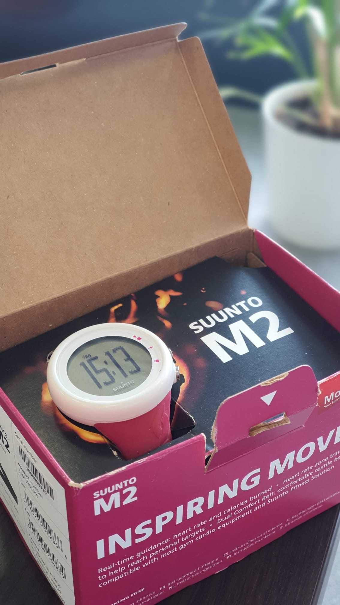 Ceas Suunto M2 White/Pink + centura ritm cardiac