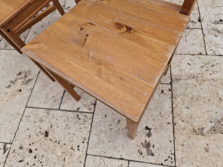 Set 4 scaune IKEA din lemn masiv