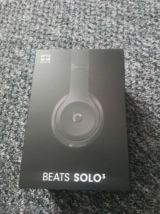 Sigilate! Casti Beats Solo 3 Wireless Negre Black NOI! Garantie