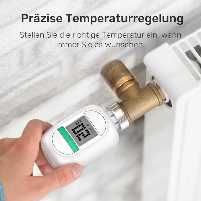 Termostat inteligent radiator Winees program,Alexa și Asistent Google