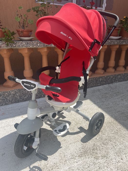 Vand Tricicleta cu scaun rotativ, 8-36 luni, roata cauciuc, mufa Mp3