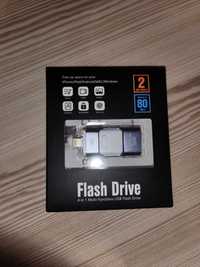 SIGILAT Stik USB 256GB 4-in-1, pana la 80MB/s, cu USB, USB-C, Lighting