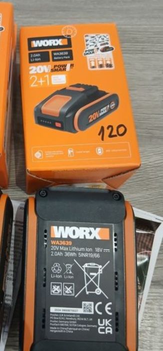 Acumulator WORX POWER SHARE 20 V