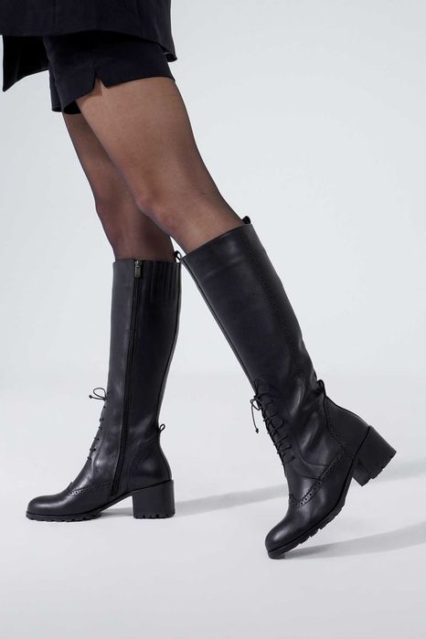 Cizme lungi din piele naturala,36-41