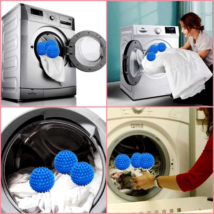 Set 4 bile pentru masina de spalat si uscator impotriva sifonarii 7 cm