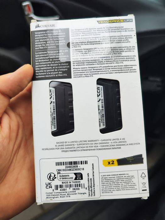 rami corsair vengeance lpx 16gb