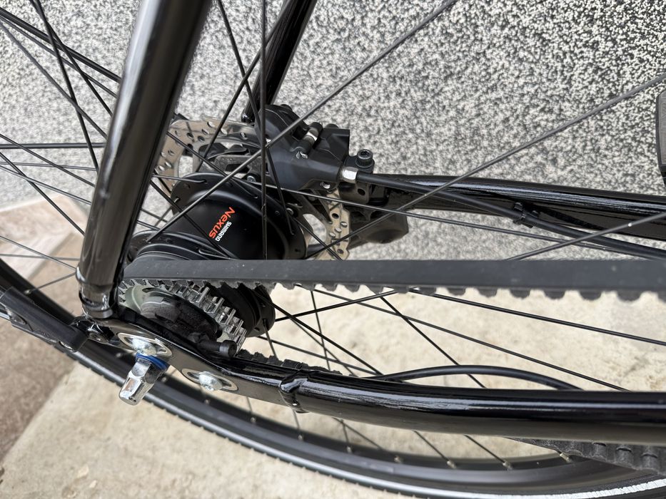 Алуминиев градски велосипед Diamant 28” с ремък и 8 вътр. скорости