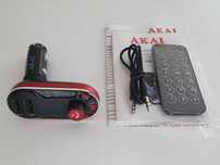 Modulator FM cu Bluetooth Akai FMT-66B (incarcator USB 5V 2.1A/ 10.5W)