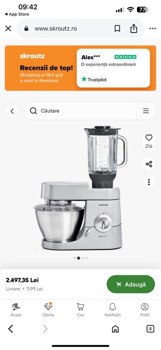 Robot de bucatarie Kenwood KMC570