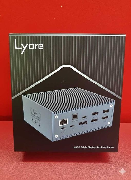 Lyare докинг станция, 3x4k display, 17 in 1