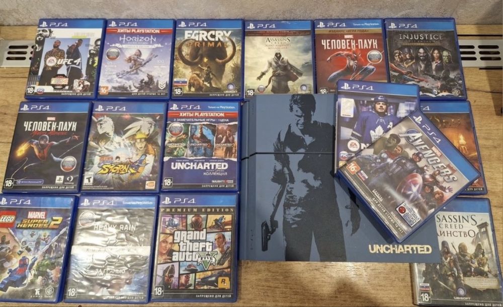 Пс 4 фат 1 тб+16 игр и игровой ноутбук обмен на игровой пк