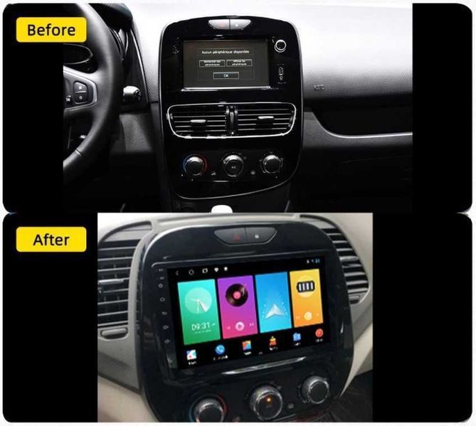 RENAULT CAPTUR CLIO 2011-2019 -9''/12,3" Андроид Навигация Климатроник