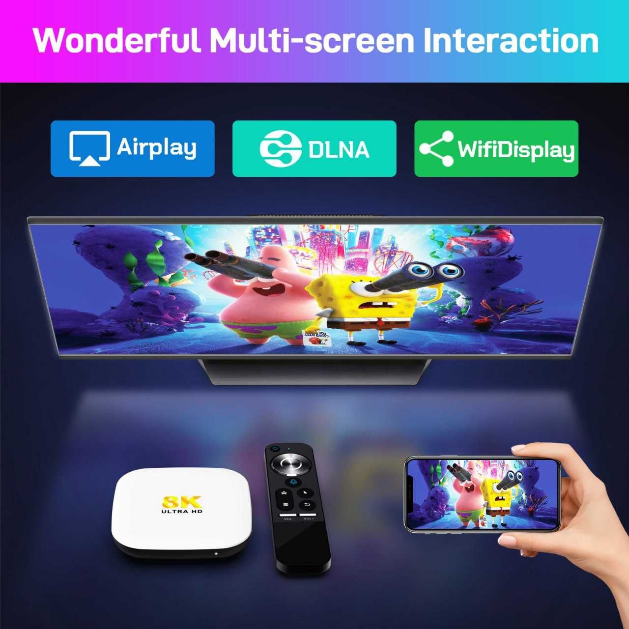 8K Smart TV Box - H96 Max M2 (4GB/32GB)