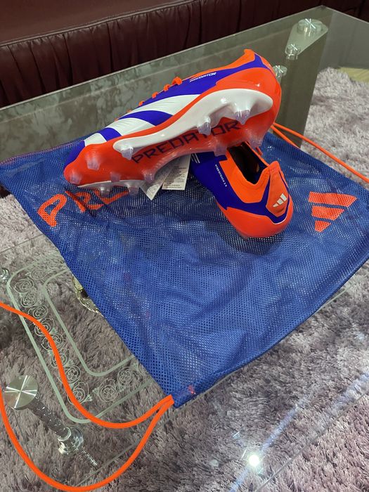 Ghete de fotbal adidas Predator Elite FG - Albastru  41,1/3