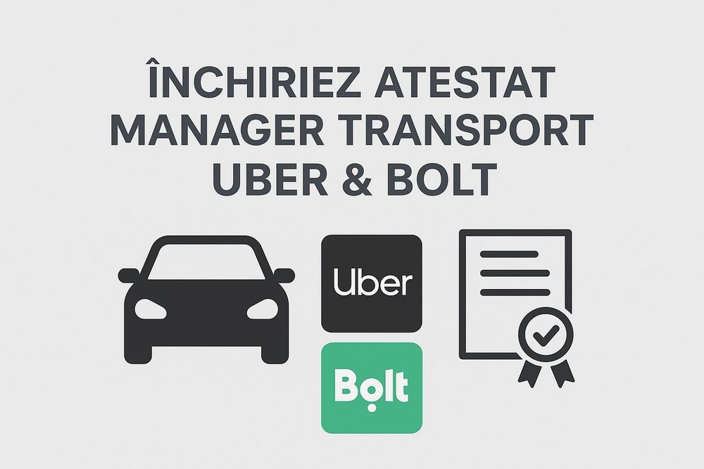 Închiriez atestat manager transport – Uber & Bolt