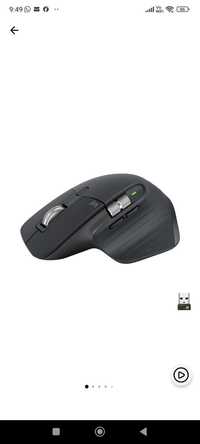 Mouse Logitech MX Master 3S - Wireless Performance cu Ultra Fast