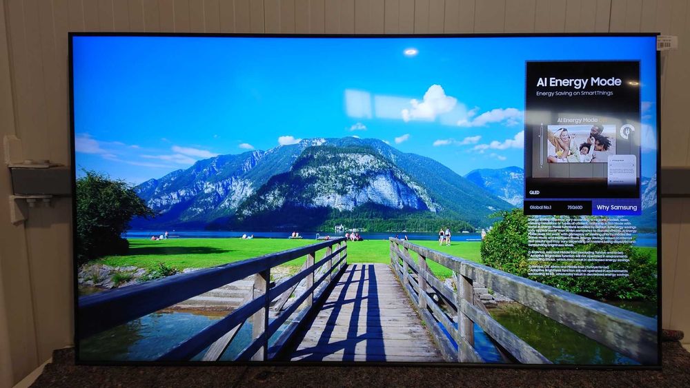 Televizor SAMSUNG QLED 75Q60D, 189 cm, Smart, 4K Ultra HD, Model 2024