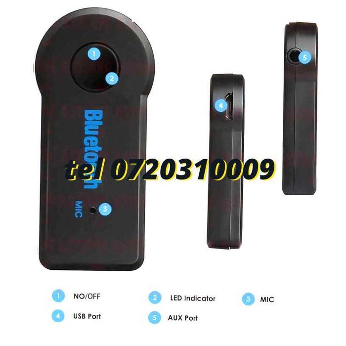 Adaptor Bluetooth Cu Jack 35mm Car Kit Bluetooth Music Receiver