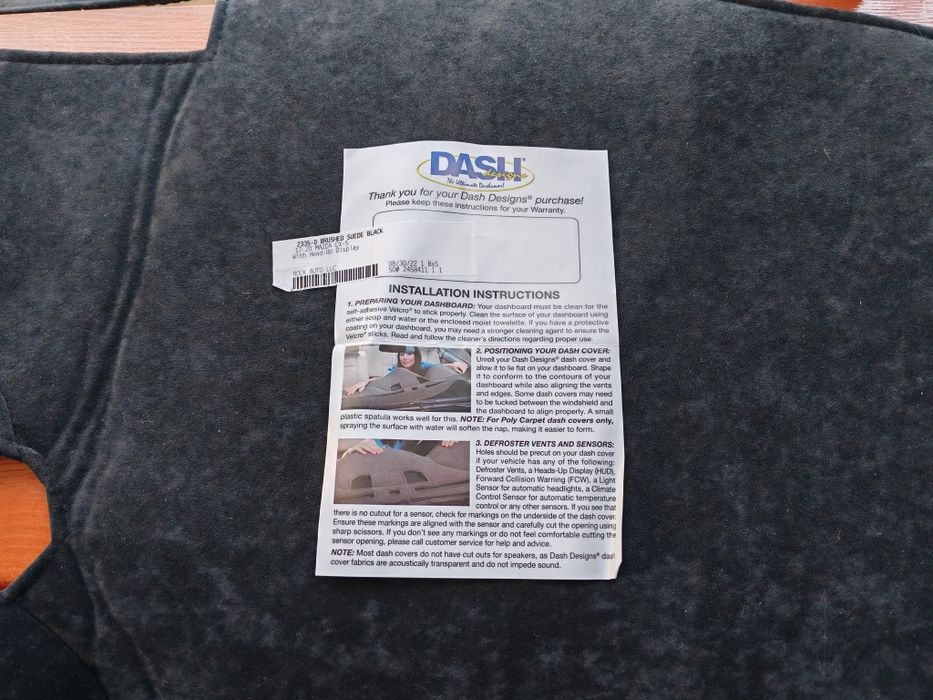 MAZDA CX 5 Сеник за арматурното табло против слънце.