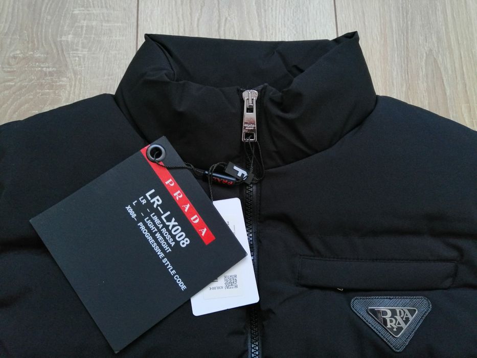 Prada мъжки елек в черен и матов цвят S M L XL