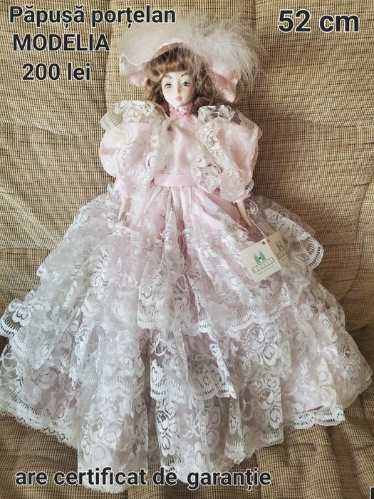 Păpuși mari din porțelan 46-54 cm