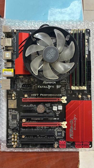 Материнская плата + процессор + Оперативка