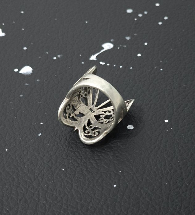 Inel fluture filigranat