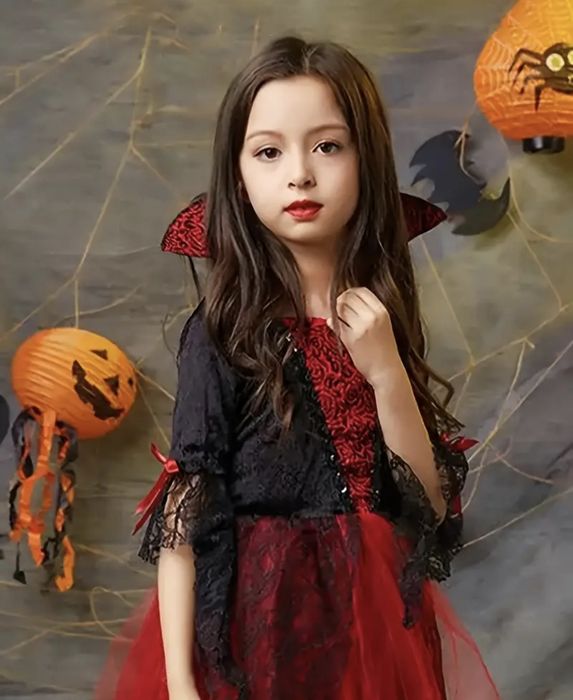 Готическое платье в стиле вампира для девочек