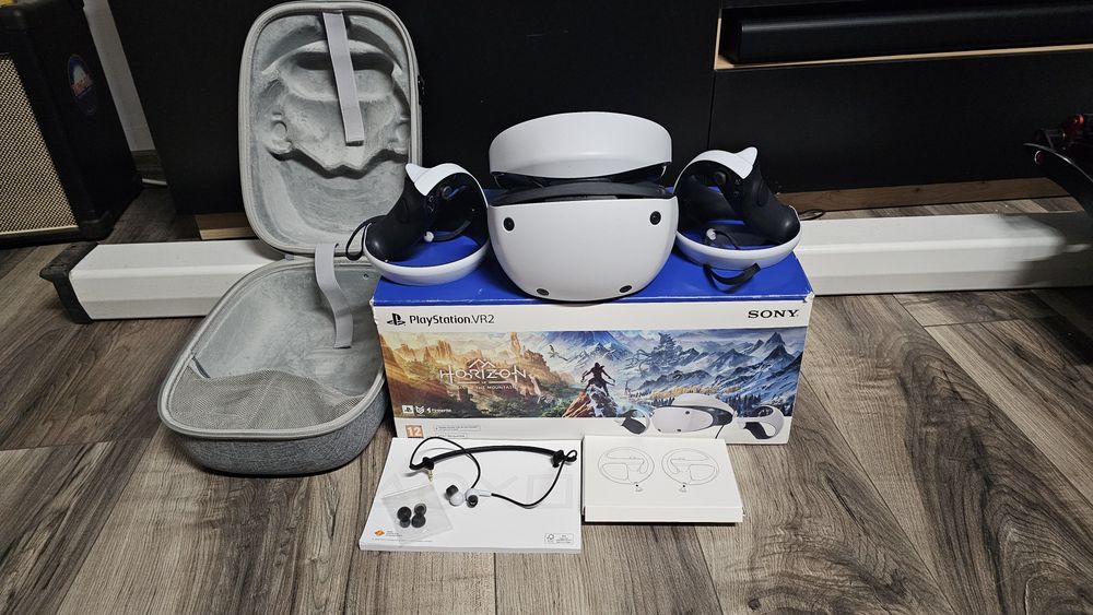 Playstation PSVR 2 full box + casti + husa pro