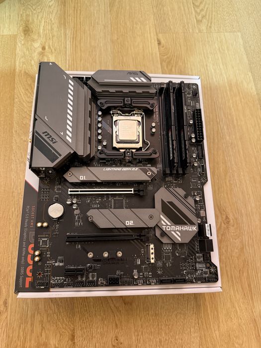 Kit Placa de baza Msi mag b560 Tomahawk wifi si procesor I5 11400F