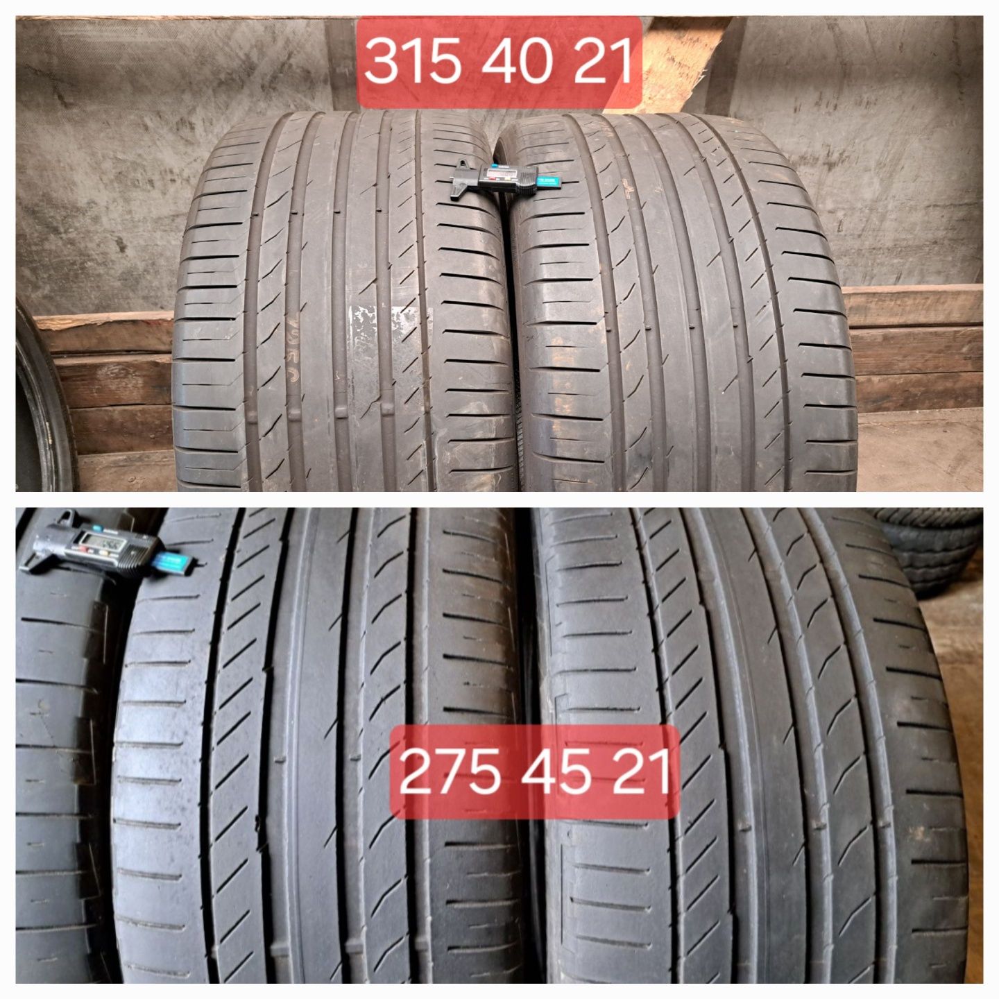 Set anvelope 315/40 R21 cu 275/45 R21 Continental