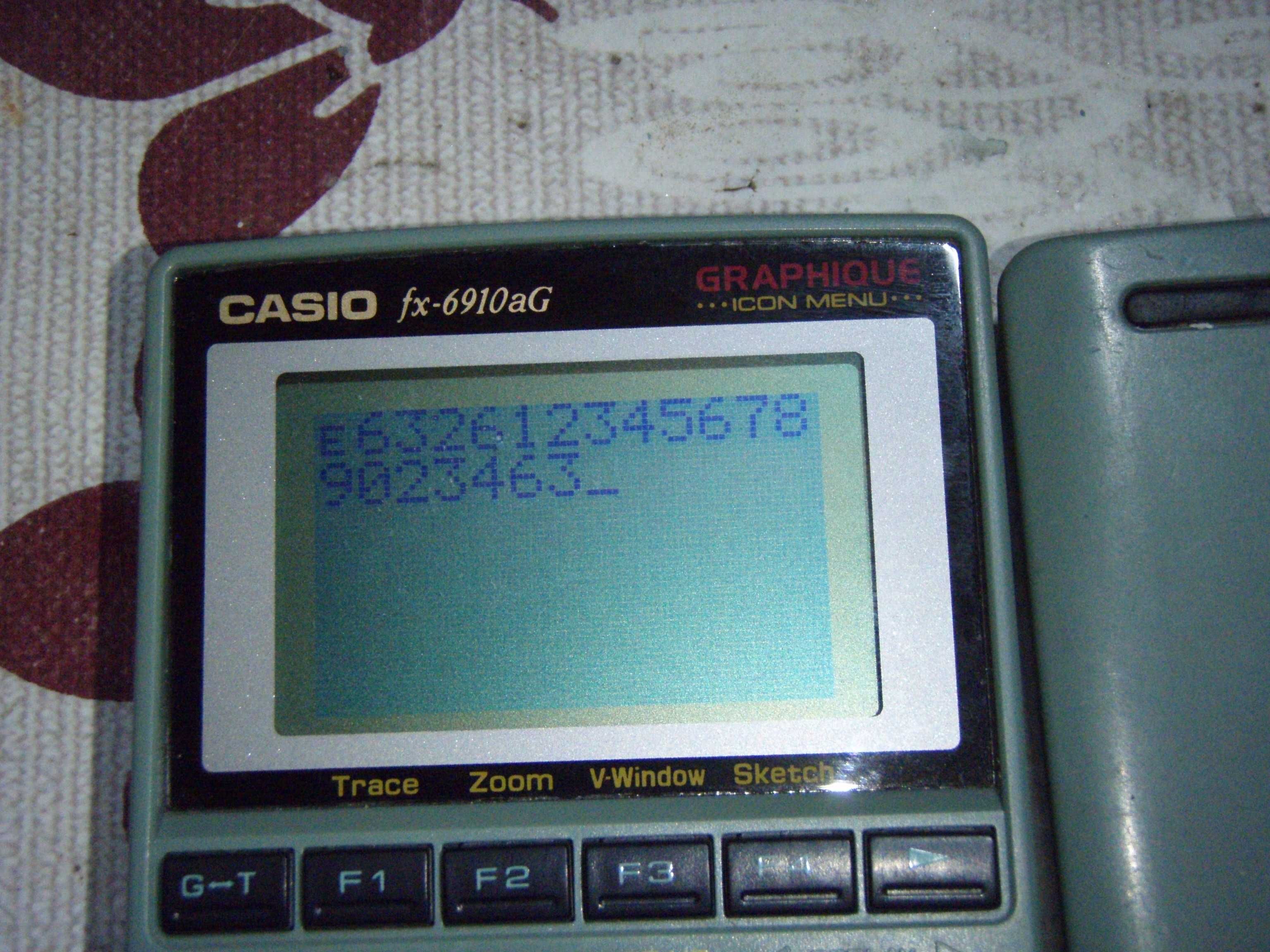 Calculator stiintific Casio fx-6910aG Graphique