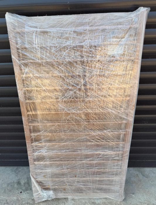 Pătuț din lemn pentru bebeluși, 2 trepte de înălțime + saltea inclusă